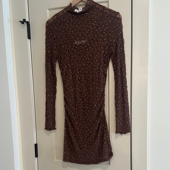 ASTR the Label Kourtney Dress in Brown - Picture 7 of 7